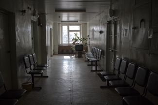 Коридор Даниловской центральной районной больницы, 20 апреля 2017 года