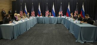 Встреча российских правозащитников с президентом США Бараком Обамой. Иван Павлов — третий справа. Санкт-Петербург, 6 сентября 2013 года
