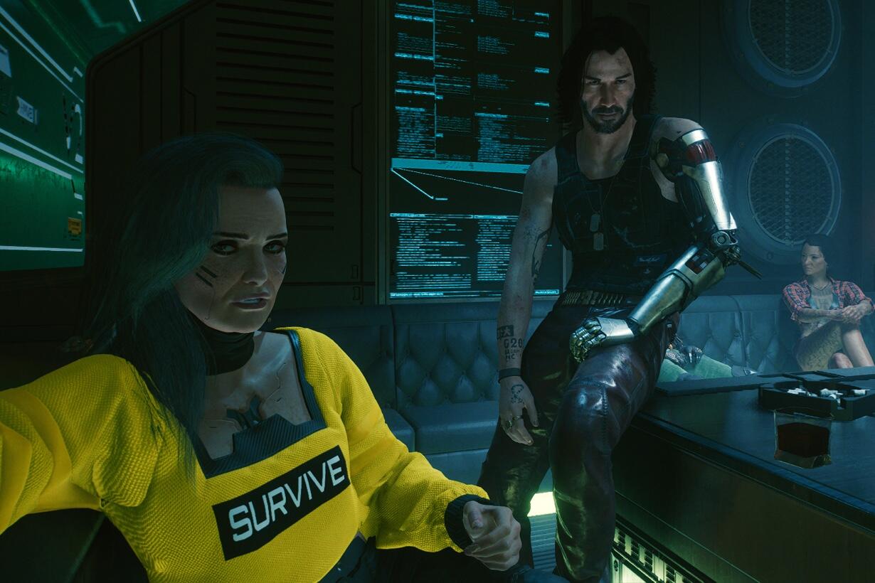 Весь мир (через боль) играет в Cyberpunk 2077. Там очень много багов —  Киану Ривз курит летающую сигарету, повсюду растут крошечные деревья, а  люди теряют штаны — Meduza