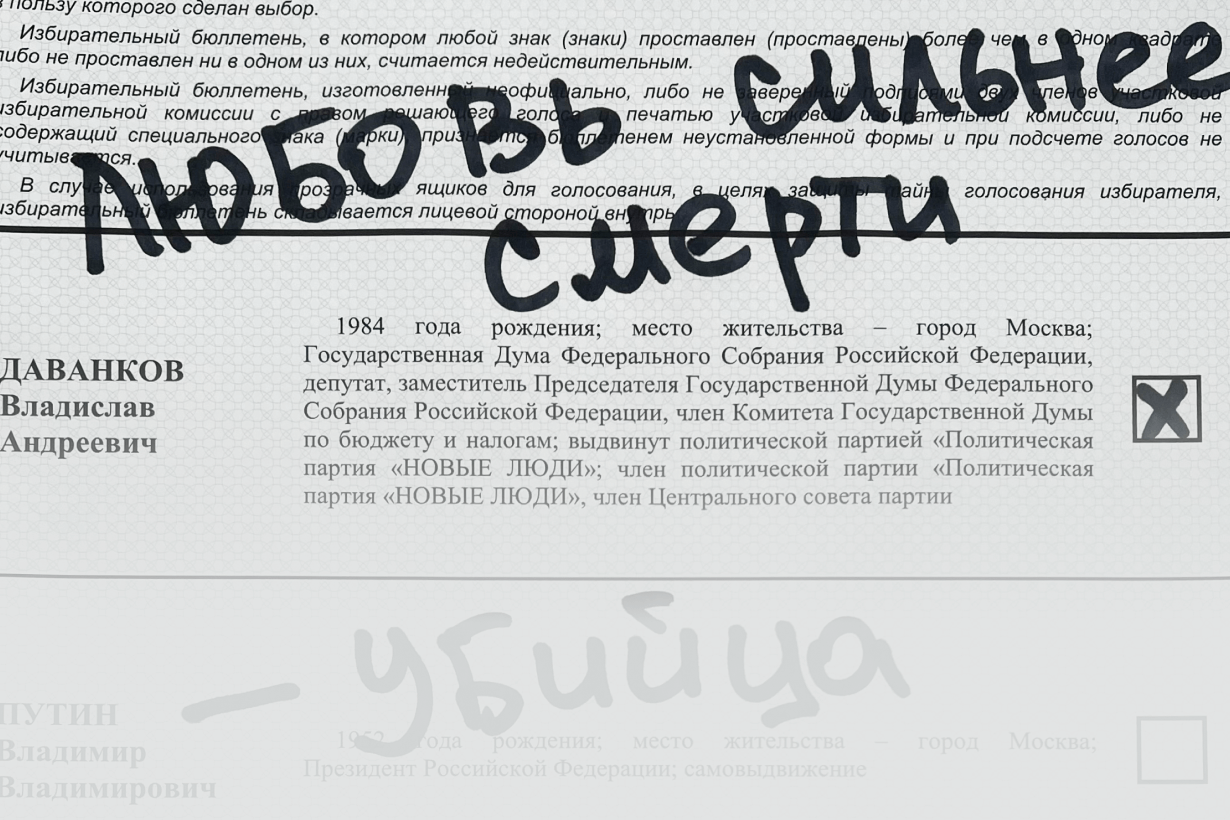 У избирательных участков — очереди в «Полдень против Путина». У Путина —  рекордный процент голосов (по версии ЦИК) Как прошли президентские выборы в  России. Главное за три дня голосования — Meduza