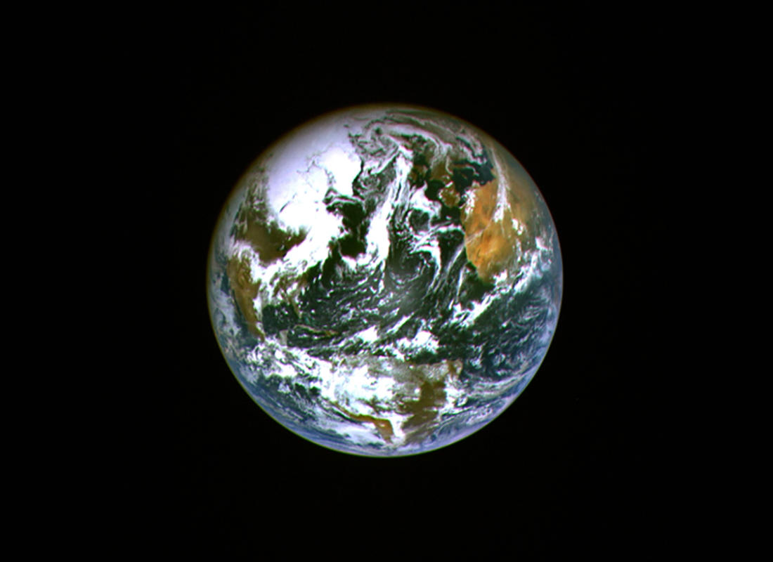 Снимок плоской земли 1972 года