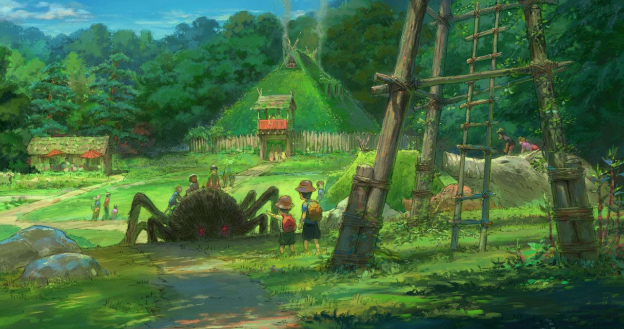 Студия Ghibli показала, как будет выглядеть ее парк развлечений. В нем будет ходячий замок и деревня принцессы Мононоке!