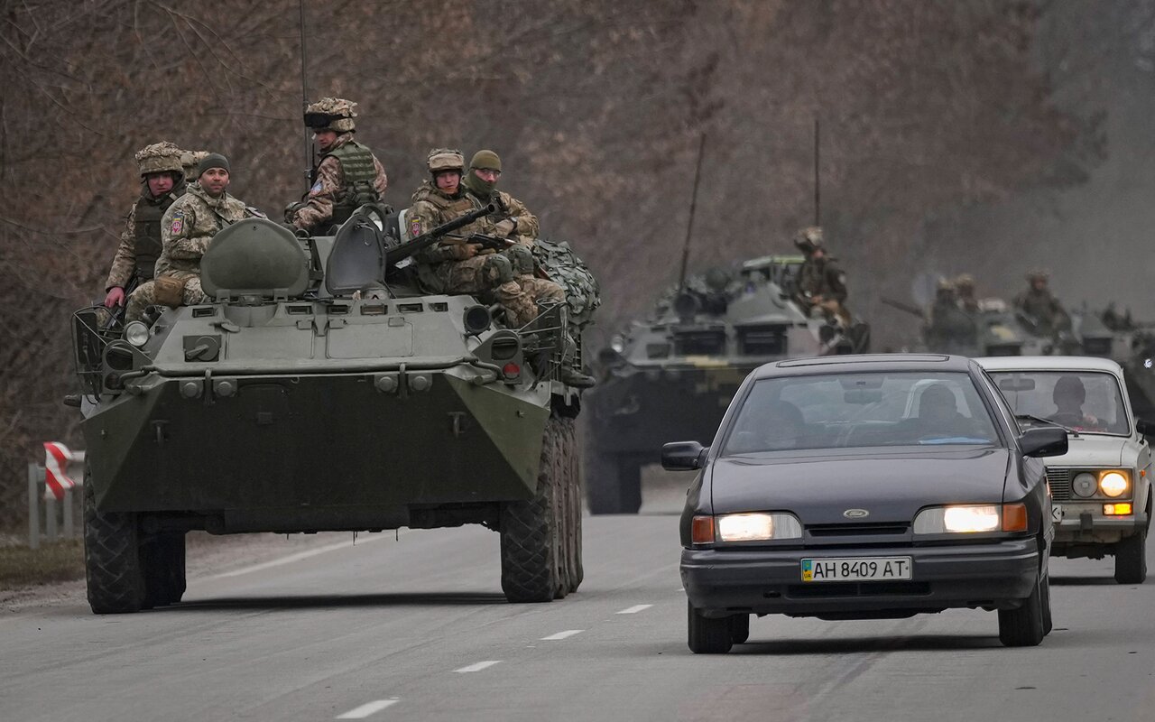 Первый день войны в Украине. Фотографии — Meduza