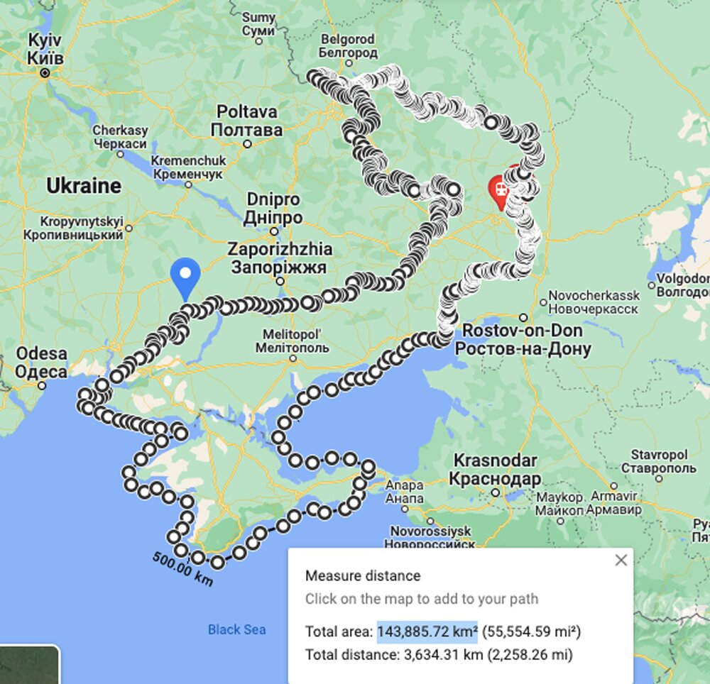 Россия оккупировала пятую час��ь Украины Вот карты, которые нагляднопоказывают, какая это огромная территория (примерно как половина Германииили Италии) — Meduza