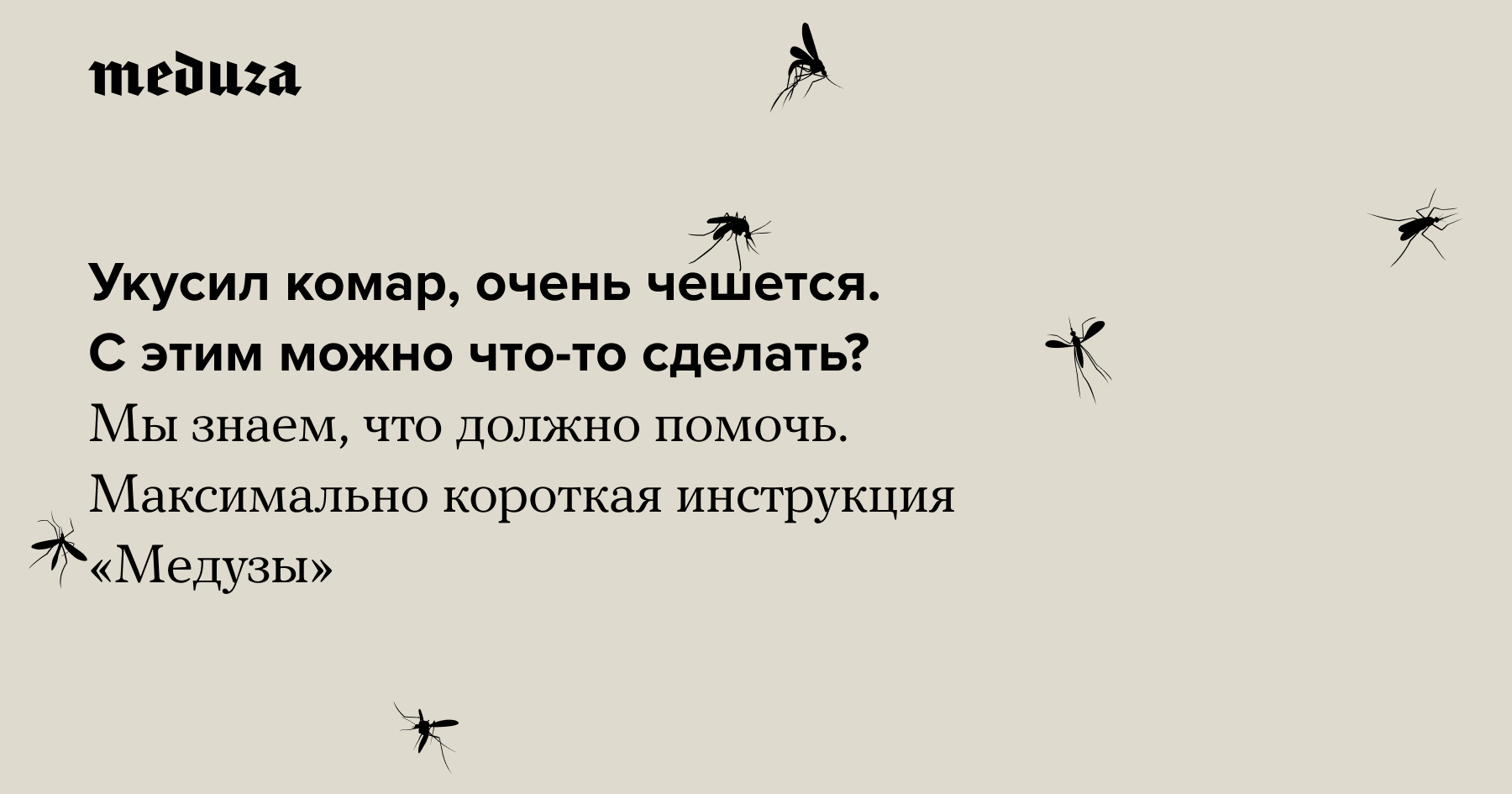 Укусы комаров. Какие болезни переносят комары на территории России?
