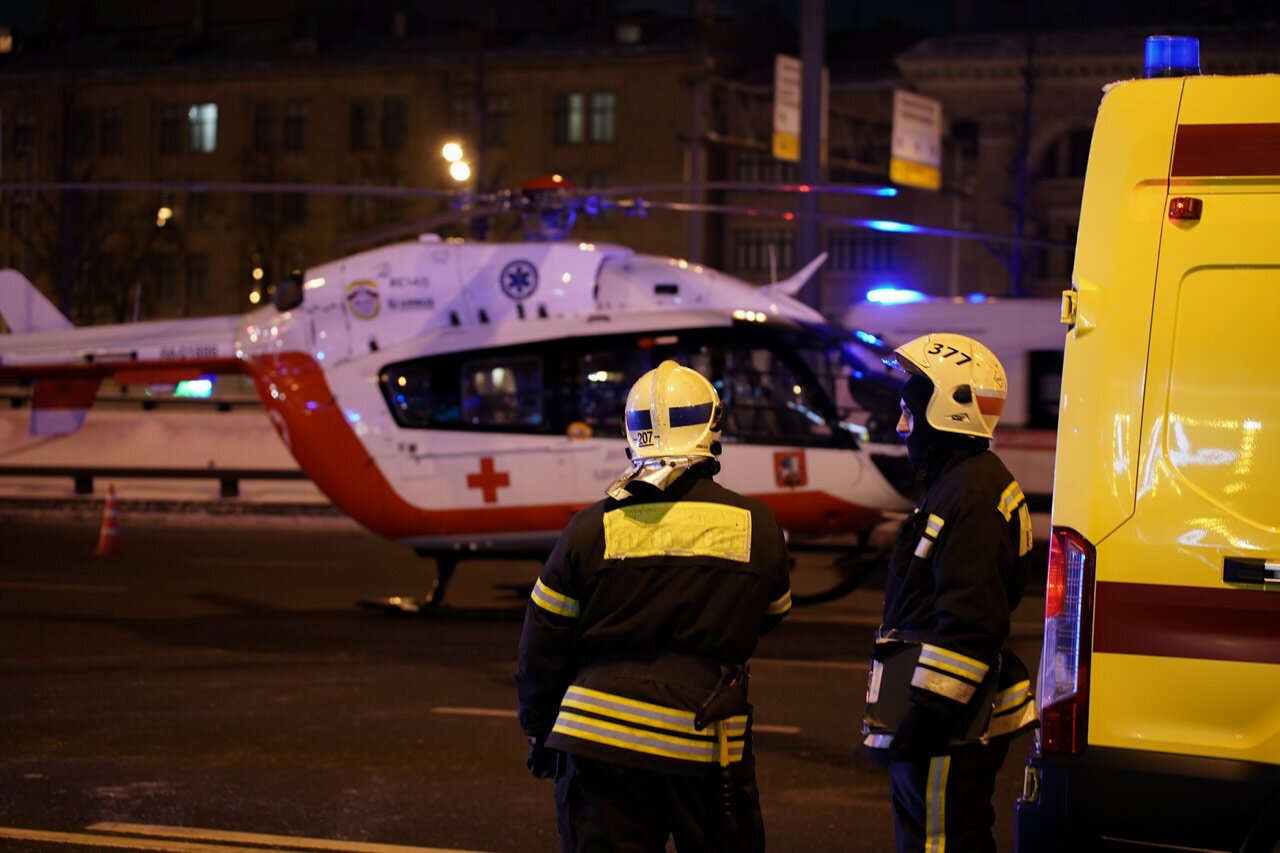 В московском районе Аэропорт произошел пожар в жилом доме, более 400  человек были эвакуированы — Meduza