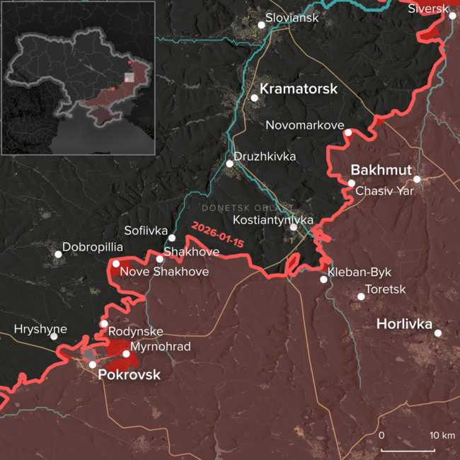 Cover image for As fighting continues in Pokrovsk and Kupyansk, Russia bears down on Ukraine’s main remaining Donbas strongholds. Meduza analyses the latest from the front.