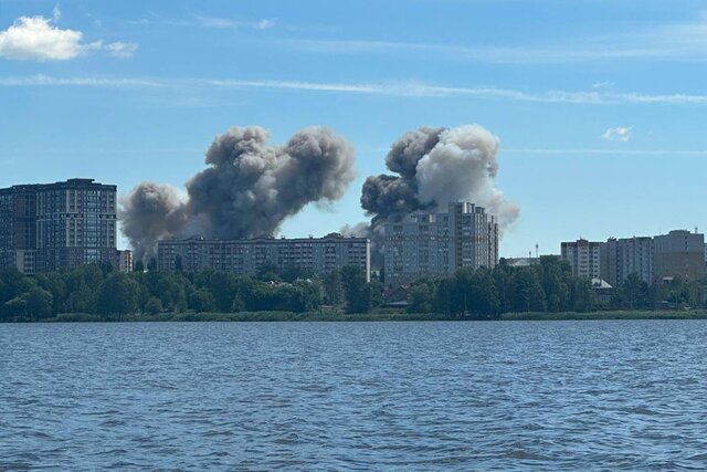 Photos and videos from Voronezh, where Ukraine attacked a factory that supplies electronics for Russia’s cruise missiles