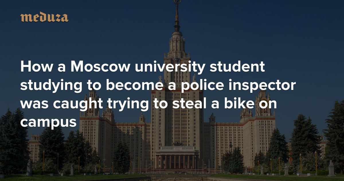 How a Moscow university student studying to become a police inspector ...