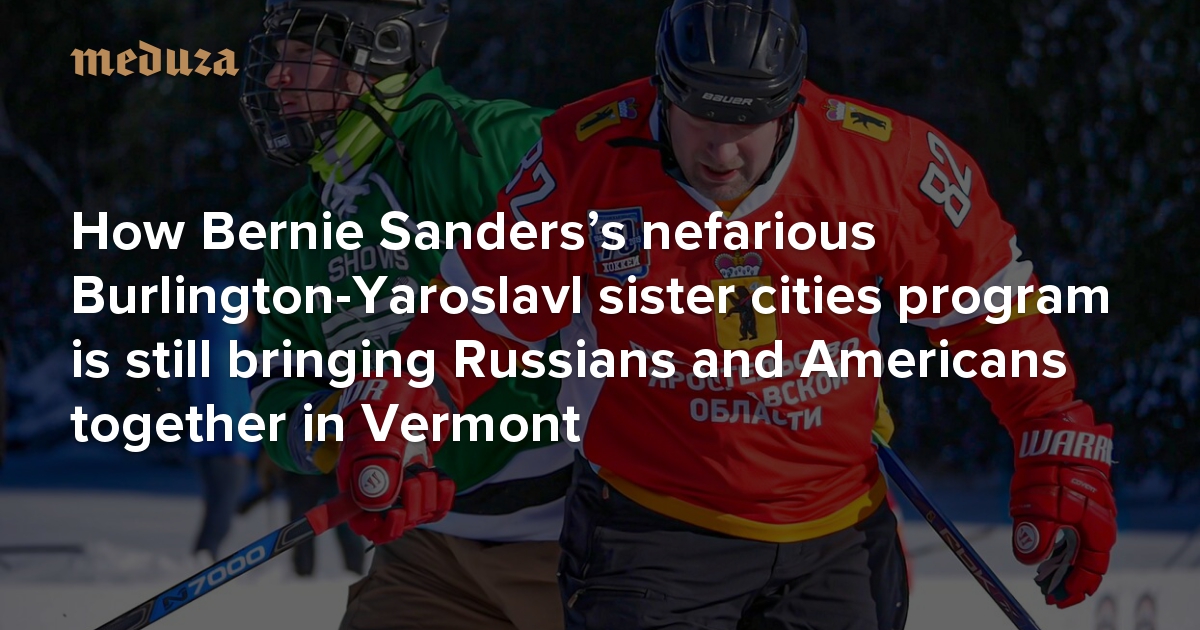 Pond Hockey Propaganda How Bernie Sanders S Nefarious Burlington