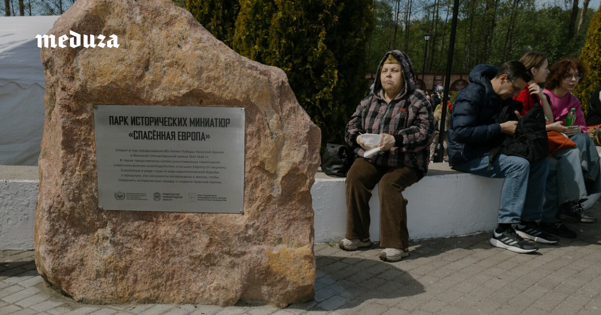 «Миру мир!» — «Это очень-очень под вопросом». Репортаж из Калининграда. Как отмечали 9 мая в городе, где недавно появились копии советских памятников, снесенных в Европе
