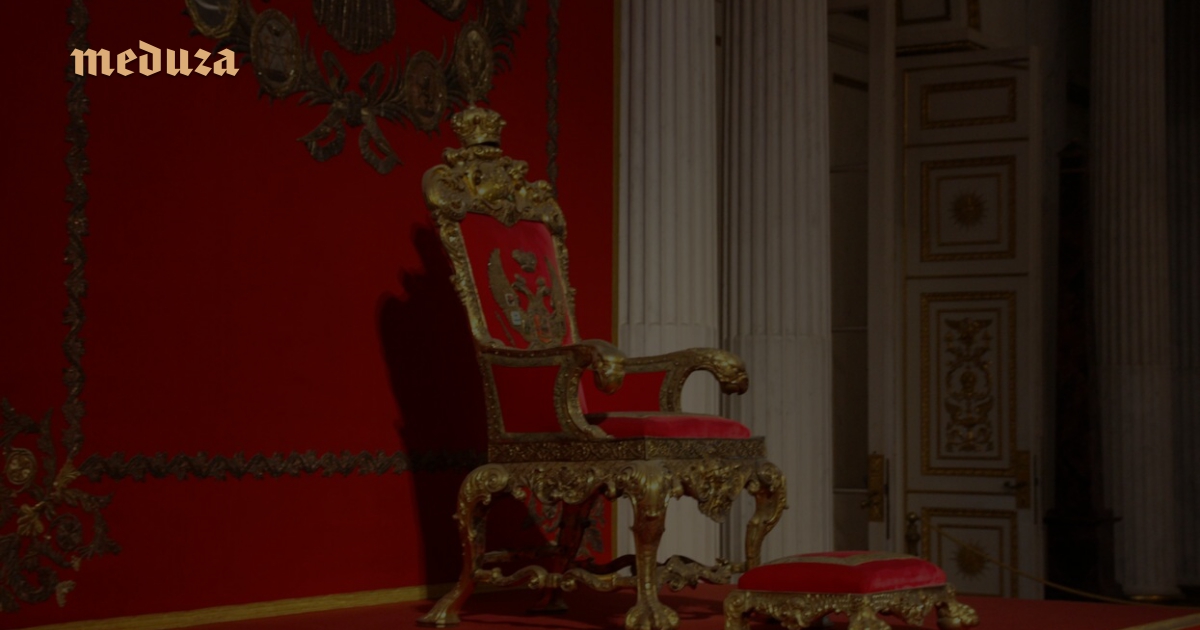 A bankrupt entrepreneur climbed onto the imperial throne at the Hermitage ...