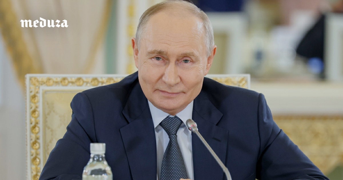 У Путина спросили, не пора ли прекратить войну — ведь его рейтинги снижаются, экономика падает, а дроны бьют по Петербургу. Вот что он ответил. Кратчайший пересказ