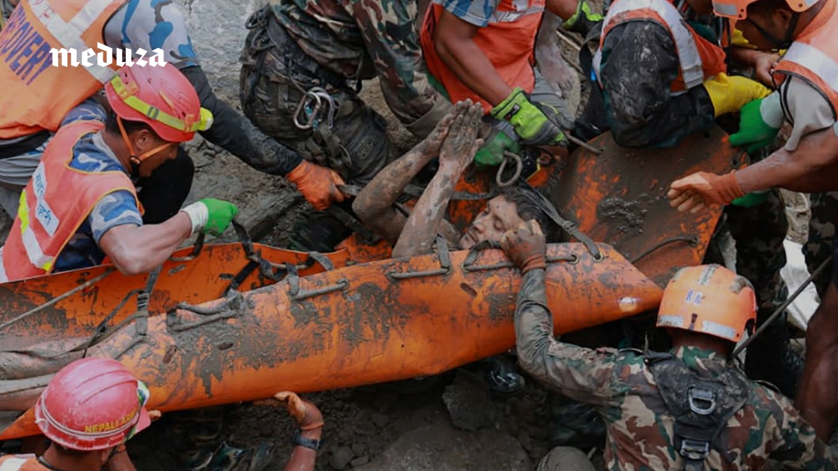Two survivors were rescued from a flooded hydropower tunnel in Nepal after nine days