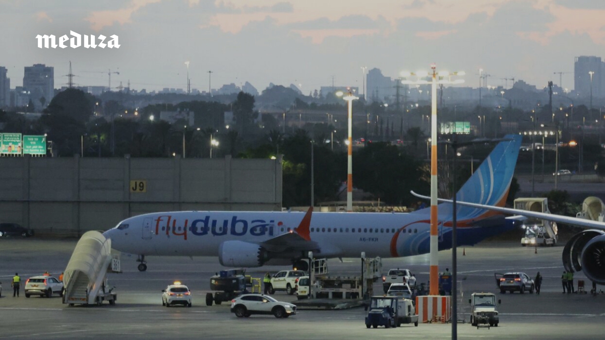 Нападавший на пилота Flydubai с топором пытался направить самолет в Израиль, заявили власти ОАЭ