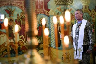 Александр Чоков проводит богослужение 25 июня 2022 года