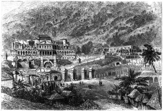 Дворец гаитянского короля Анри Кристофа Сан-Суси. Разрушен землетрясением 1842 года. Мило, Гаити