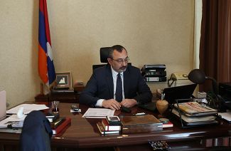 Karen Mirzoyan, the unrecognized NKR foreign minister