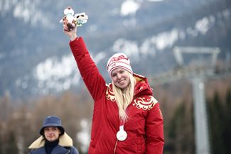 Russian alpine skier Varvara Voronchikhina is a two-time Paralympic champion in Italy.