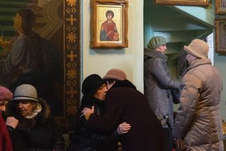 In the Orthodox church of Sokolka, situated 20 kilometers (around 12 miles) from the border with Belarus