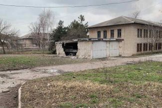 The garage where Gennady Kovalyov kept dead bodies before they were buried to keep them from hungry dogs