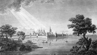 Вид на Кирилло-Новоезерский монастырь, 1823 год