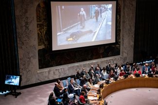 In April 2022, Volodymyr Zelensky addressed the UN Security Council. He proposed dissolving the body altogether if it didn’t do anything to achieve peace in Ukraine.