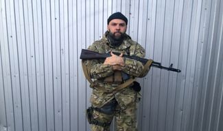 Kyiv Territorial Defense member Vadym Vasylchuk