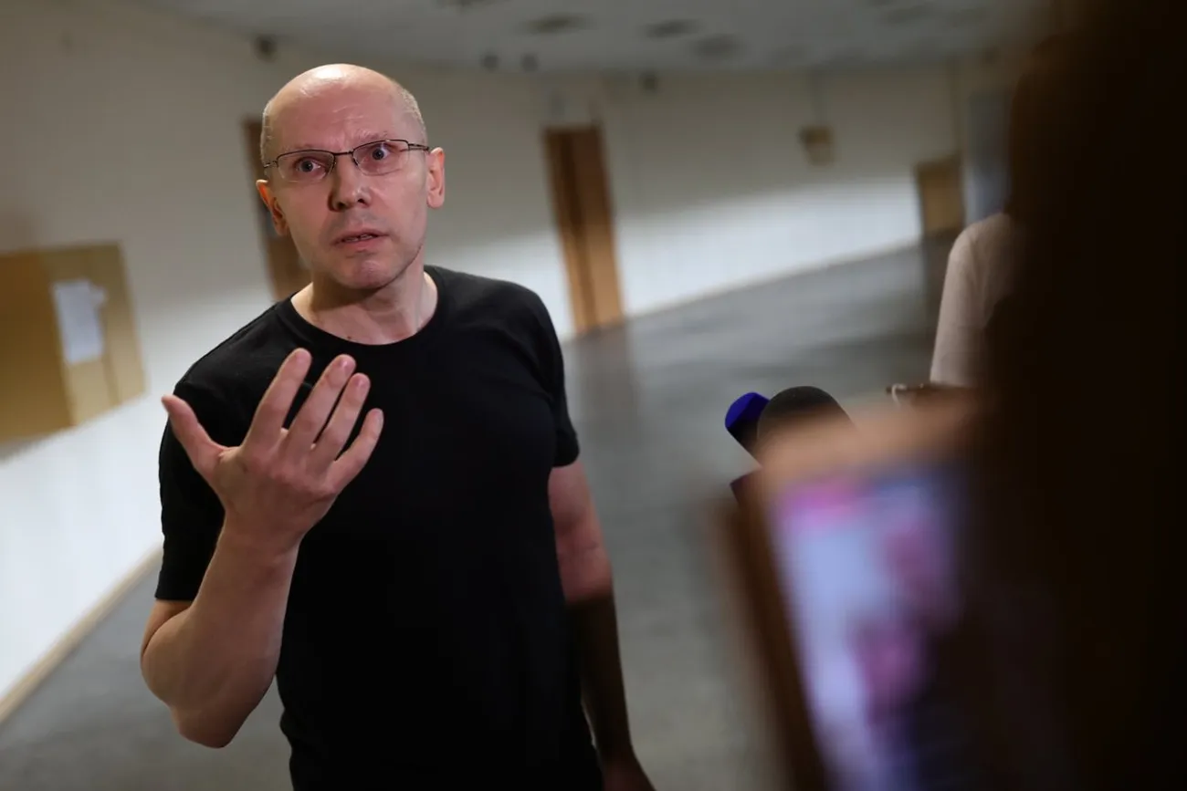 Igor Rudnikov after his sentencing hearing. St. Petersburg, June 17, 2019