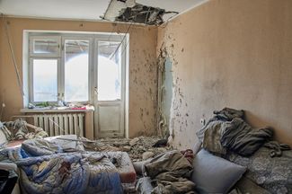 Квартира в Харькове после российского обстрела