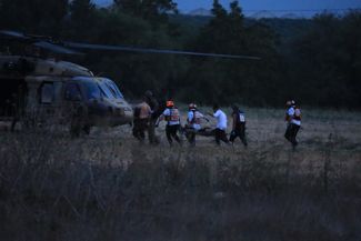 Эвакуация раненых израильских солдат в Сдероте. 7 октября 2023 года
