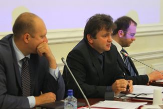 Тимур Кизяков на заседании Общественной палаты России