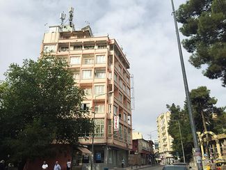 Hotel Paris in Kilis, where combat-bound Chechen militants like staying.