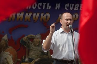 Николай Стариков на митинге. Санкт-Петербург, 30 июня 2012-го