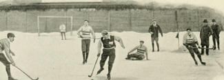 Матч по хоккею с мячом в Берлине. 1879 год