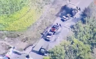 Footage of destroyed Russian military equipment published on Ukrainian Telegram channels