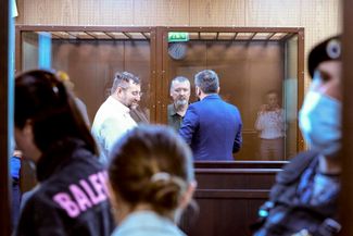 Игорь Стрелков в зале суда