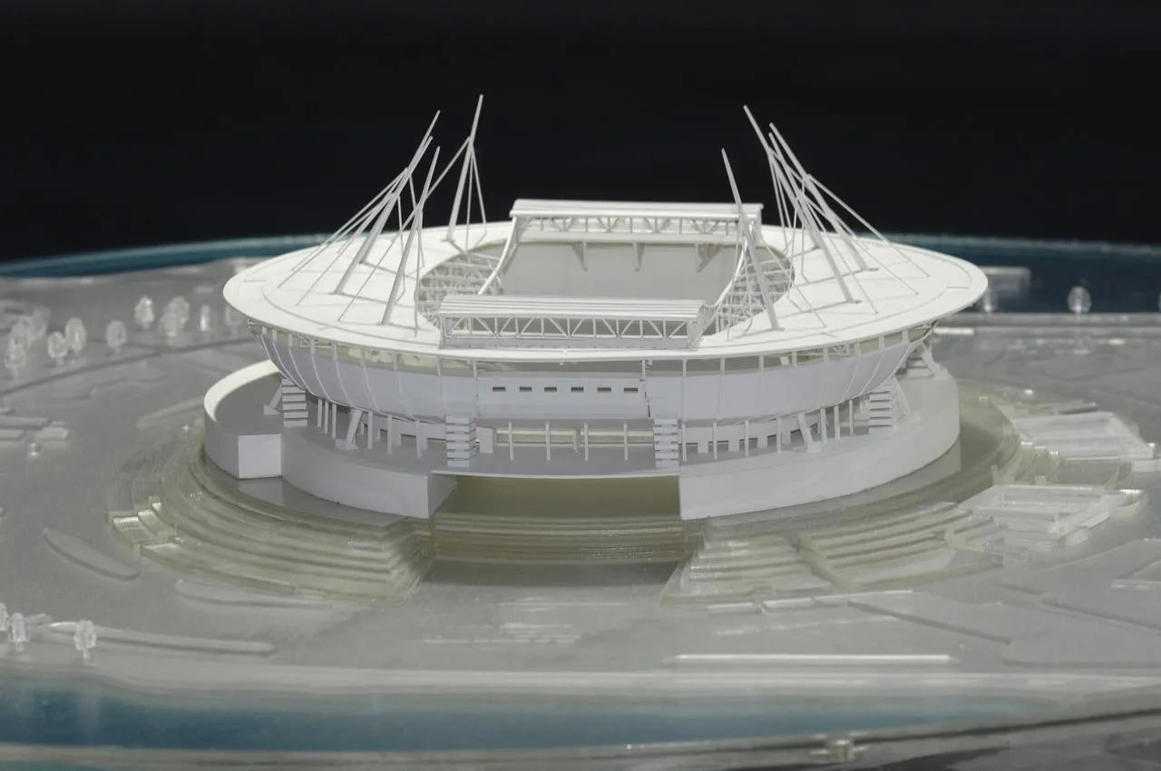 3Д пазл объемный стадион Сантьяго Бернабеу Реал Мадрид