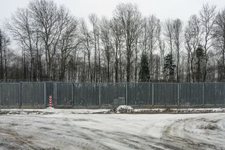 A 5-meter wall separates Poland from Belarus