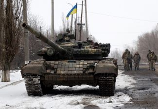 Военнослужащие ВСУ в Луганской области