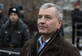 Сергей Петров на митинге против фальсификации выборов, 10 декабря 2011 года