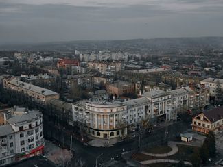Бахмут с высоты. Президент Украины Владимир Зеленский заявил, что российская армия превратила город «в выжженные руины»