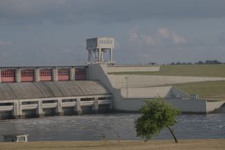 Pļaviņas Hydroelectric Power Plant. Aizkraukle, 2023.