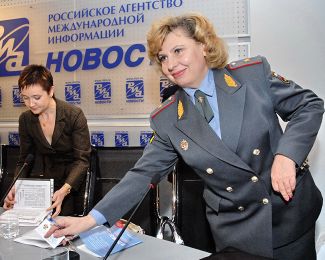 Первый заместитель начальника правового департамента МВД РФ Татьяна Москалькова. Москва, 18 октября 2006 года