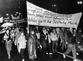 Демонстрация в Дрездене. 6 ноября 1989-го