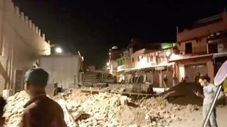 Марракеш после землетрясения. 9 сентября 2023 года