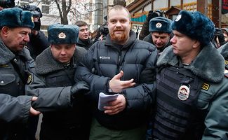 Задержание Дмитрия Демушкина в Москве. 27 ноября 2012-го
