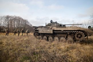 Украинские военные на передовой в Донецкой области<br>