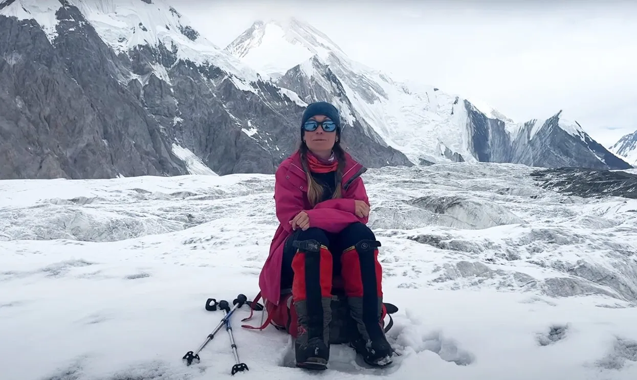 Screenshot from Dmitry Sinitsyn’s film “To Stay With Khan Tengri”