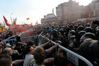 Митинг на Болотной площади, Москва, 6 мая 2012-го